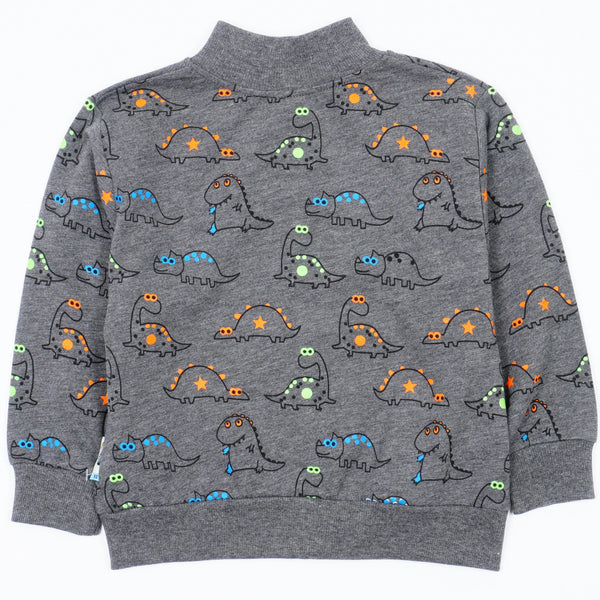 Boys' Big Dinosaur' Printed Sweatshirt (1-4y) - Clothes4Kids