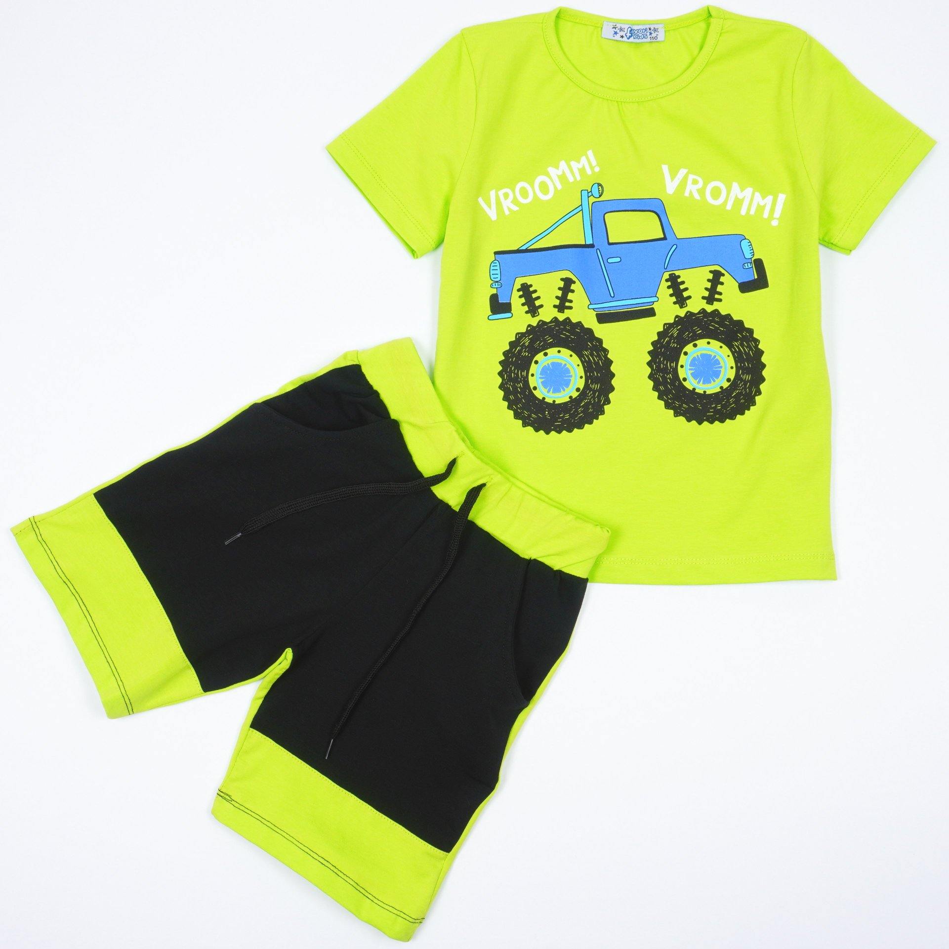Boys' Monster Truck' Summer Set (4-10y) - Clothes4Kids