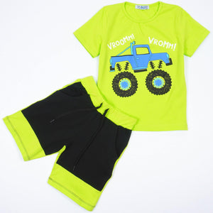Boys' Monster Truck' Summer Set (4-10y) - Clothes4Kids