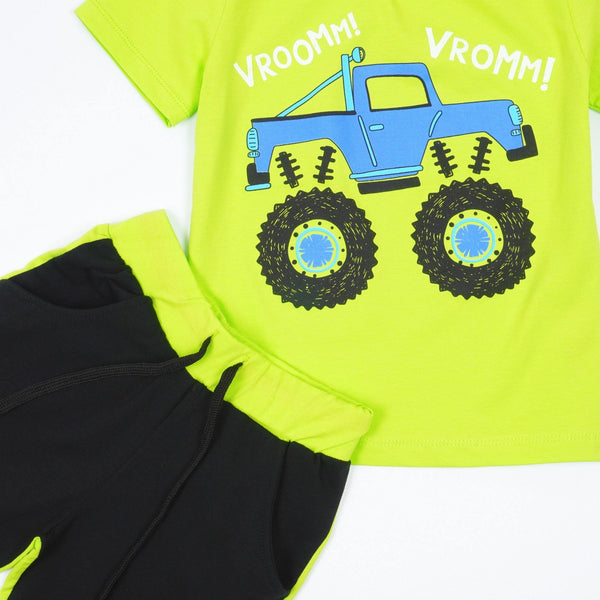 Boys' Monster Truck' Summer Set (4-10y) - Clothes4Kids