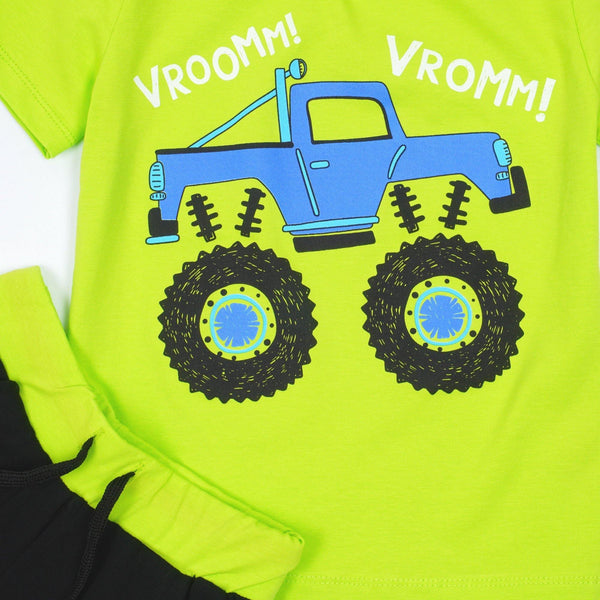 Boys' Monster Truck' Summer Set (4-10y) - Clothes4Kids