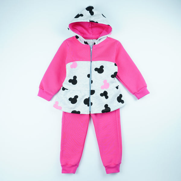 Girls' Disney Mickey Mouse Winter Warm Pink Set (3m-5y) - Clothes4Kids
