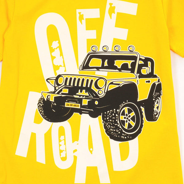 Boys' OFF ROAD' Yellow/Camo Set (6-12y) - Clothes4Kids