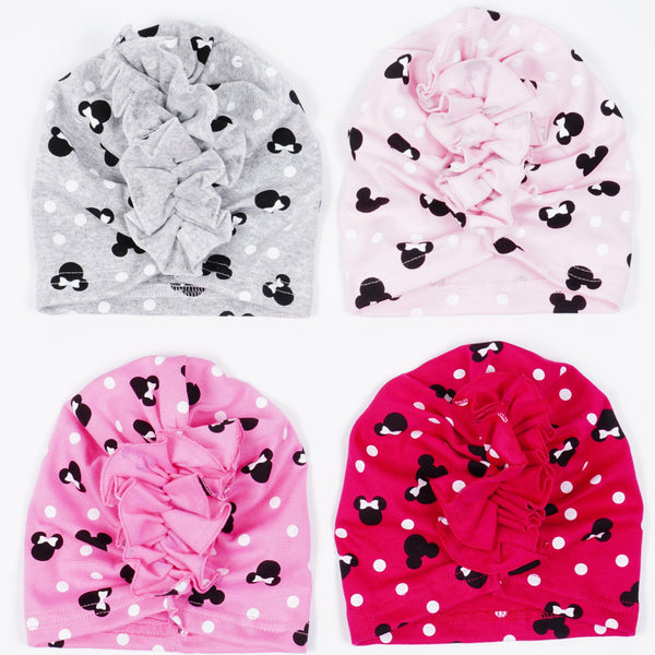 Girls' Minnie Mouse' Turban Hat (5m-5y) - Clothes4Kids