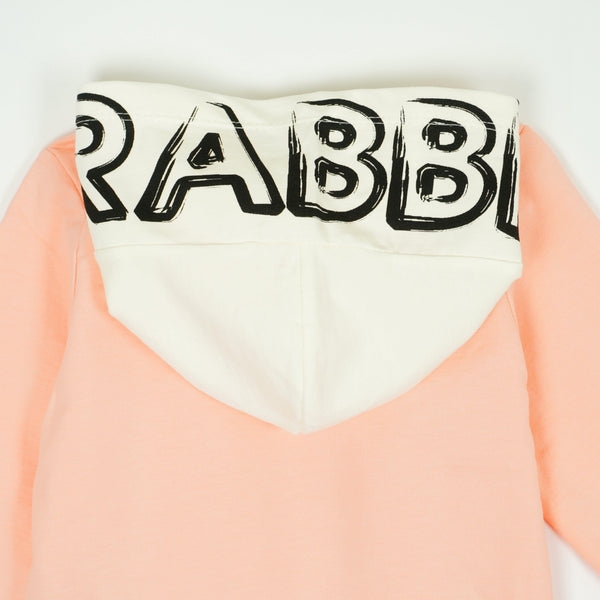 Baby Bunny / 'Rabbit' Printed Light Peach 2pcs Set (3-12m) - Clothes4Kids