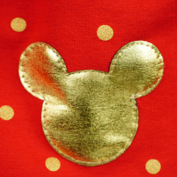 Girls' Disney Minnie Mouse Long Sleeve Polka Dot Red Dress (18m-9y) - Clothes4Kids