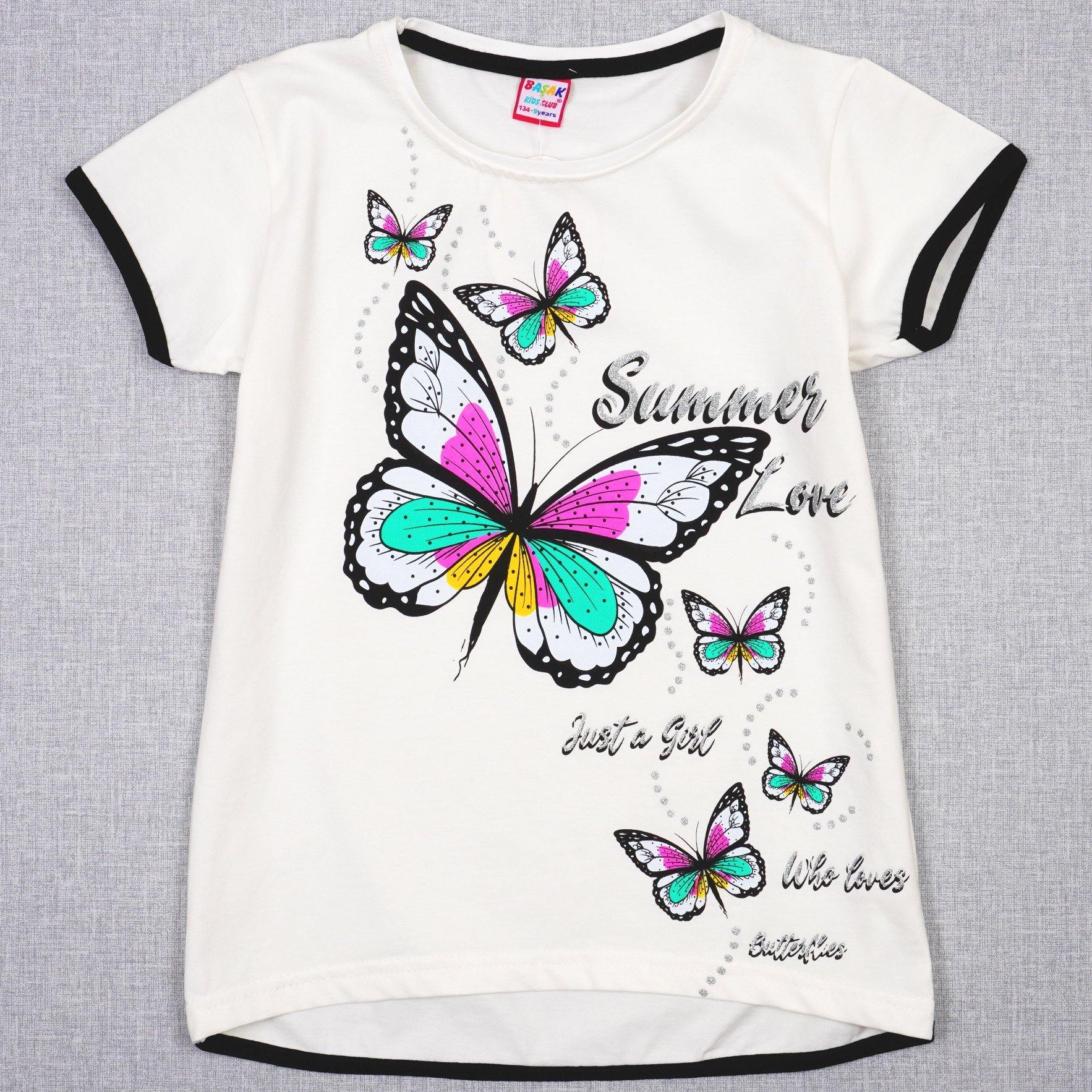 Girls' Butterfly' Printed Top (8-12y) - Clothes4Kids