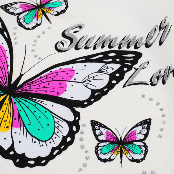 Girls' Butterfly' Printed Top (8-12y) - Clothes4Kids