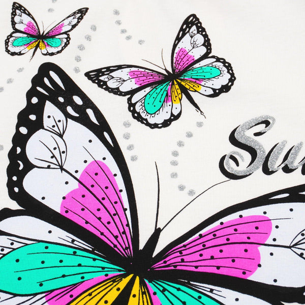 Girls' Butterfly' Printed Top (8-12y) - Clothes4Kids