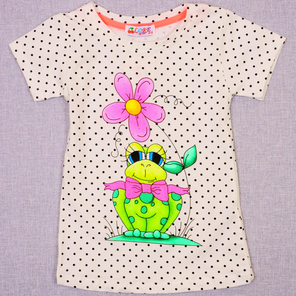 Girls' Frog' Printed T-Shirt (3m-5y) - Clothes4Kids