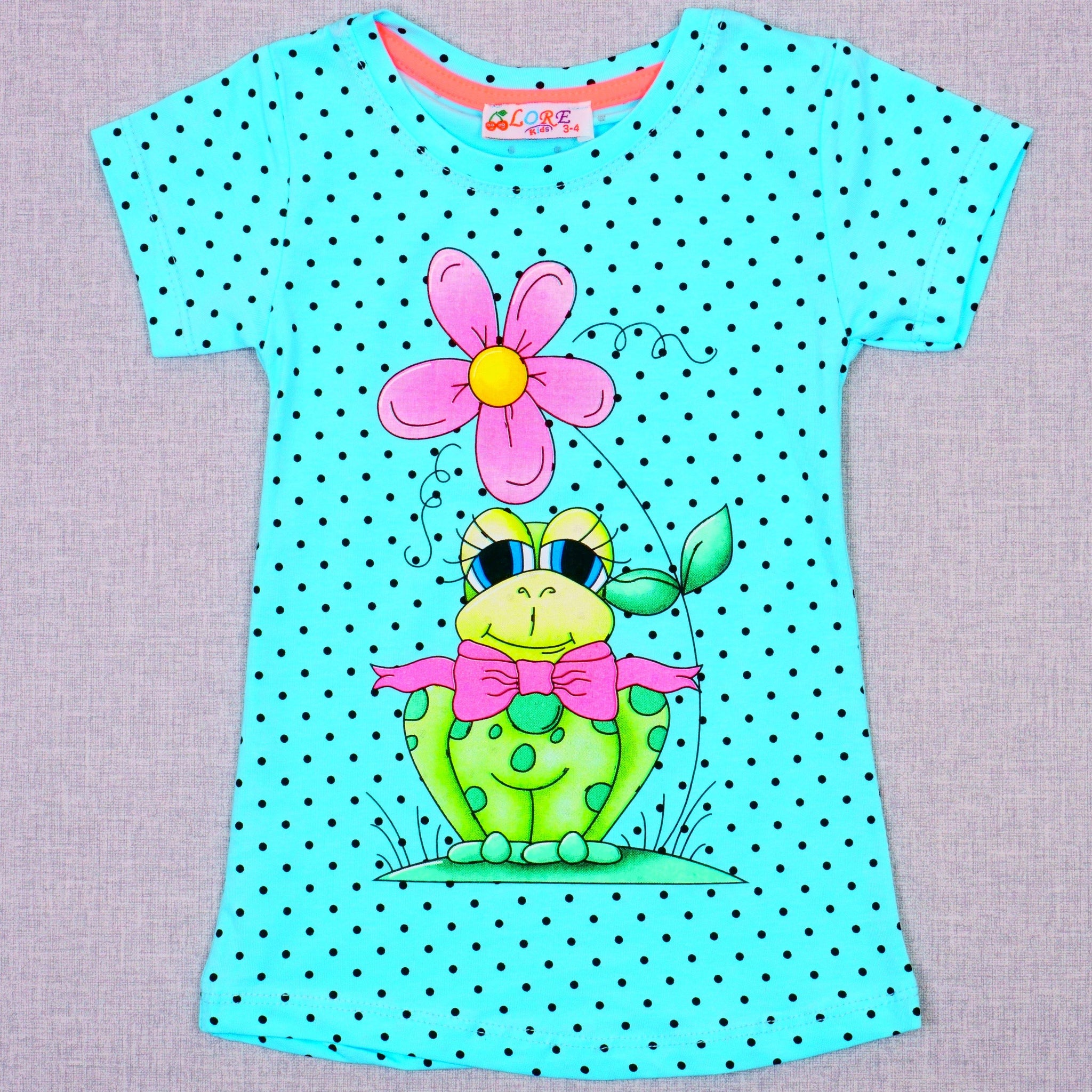 Girls' Frog' Printed T-Shirt (3m-5y) - Clothes4Kids