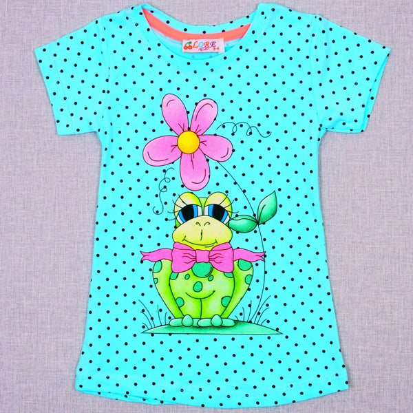 Girls' Frog' Printed T-Shirt (3m-5y) - Clothes4Kids