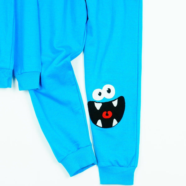 Boys' Funny Monster Face Tracksuit (4-8y) - Clothes4Kids