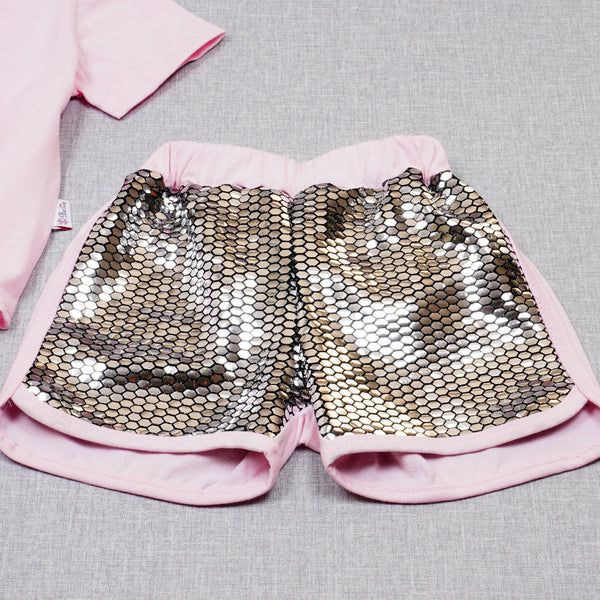 pink shiny flaming set - Clothes4Kids