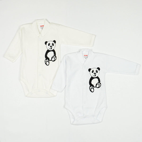 Newborn Baby Unisex Long Sleeve Bodysuit (0-3m) - Clothes4Kids
