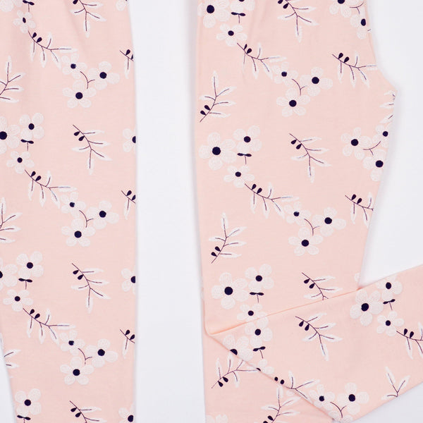 Girls' Flowers ' leggings (4-8y) - Clothes4Kids