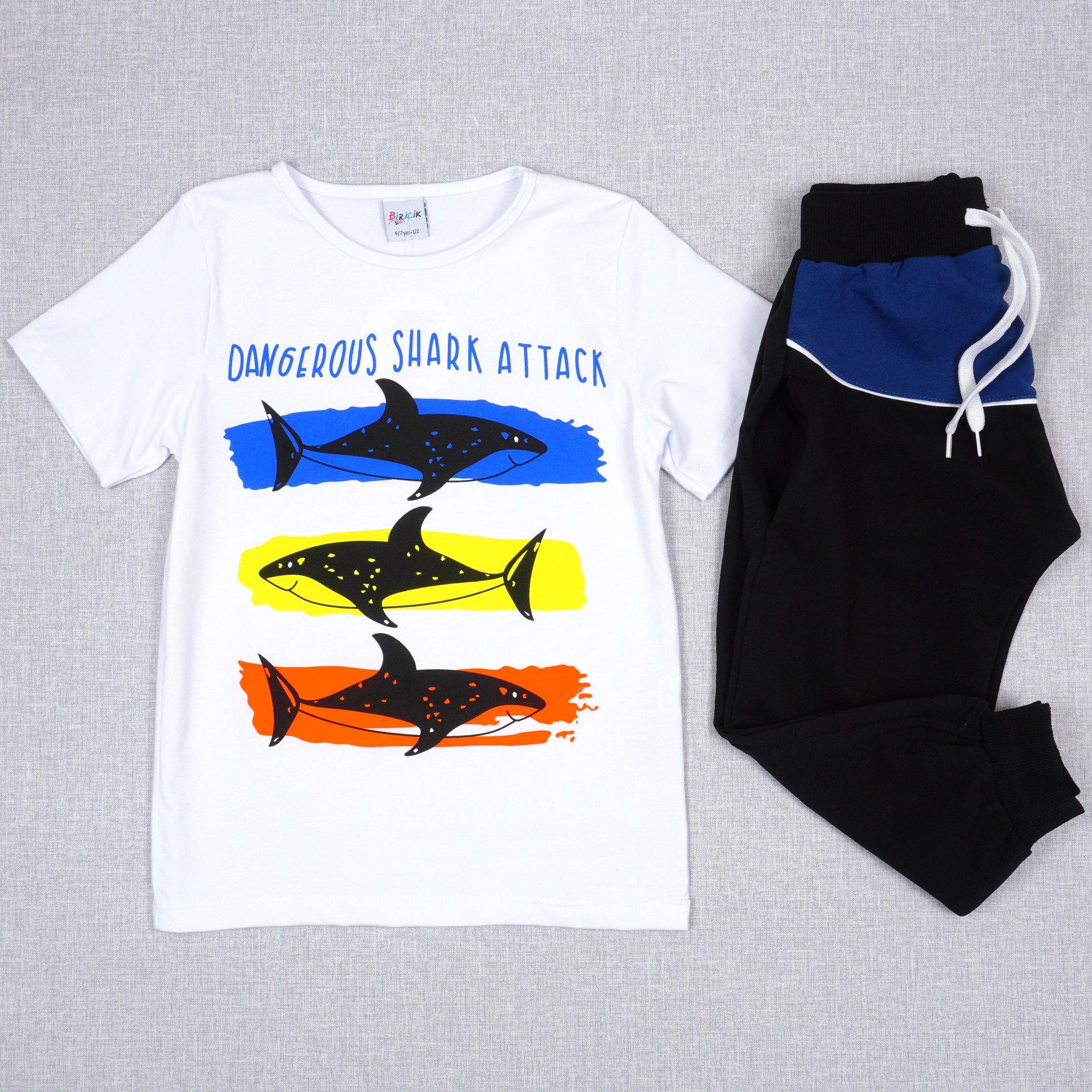 Boys' Shark' Summer Set (6-12y) - Clothes4Kids