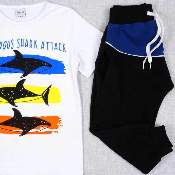 Boys' Shark' Summer Set (6-12y) - Clothes4Kids