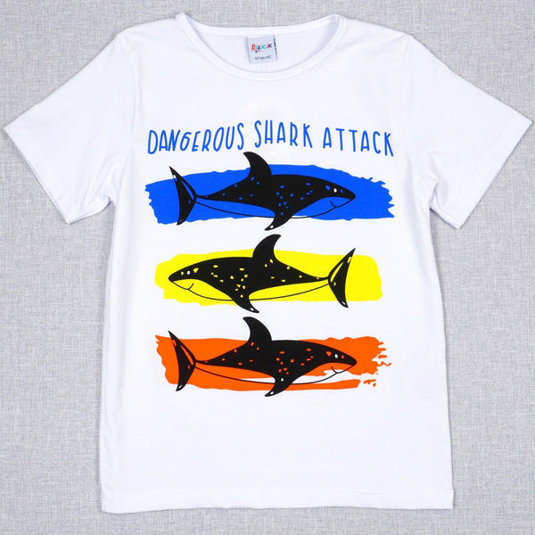 Boys' Shark' Summer Set (6-12y) - Clothes4Kids