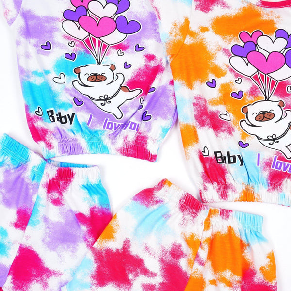 Girls' Baby I Love You' Colourful Set (4-8y) - Clothes4Kids