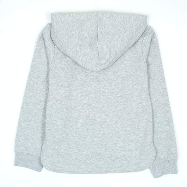 Girls' It's Friday! Avocado ' Printed Light Grey Long Sleeve Hoodie (7-12y) - Clothes4Kids