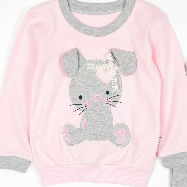 Baby Girl Bunny' Grow with Me' Pink/Peach Set (6-18m) - Clothes4Kids