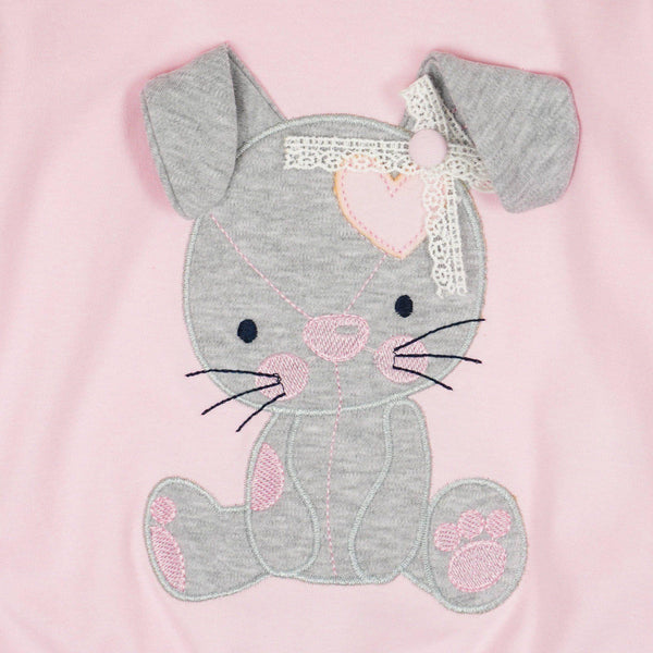 Baby Girl Bunny' Grow with Me' Pink/Peach Set (6-18m) - Clothes4Kids