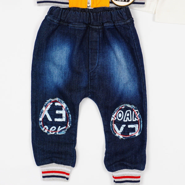 Baby Boy Tiger' Printed Yellow Set (6-18m) - Clothes4Kids