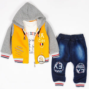 Baby Boy Tiger' Printed Yellow Set (6-18m) - Clothes4Kids
