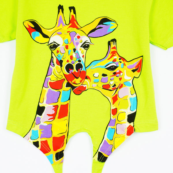 Girls' Giraffe' Top (4-8y) - Clothes4Kids