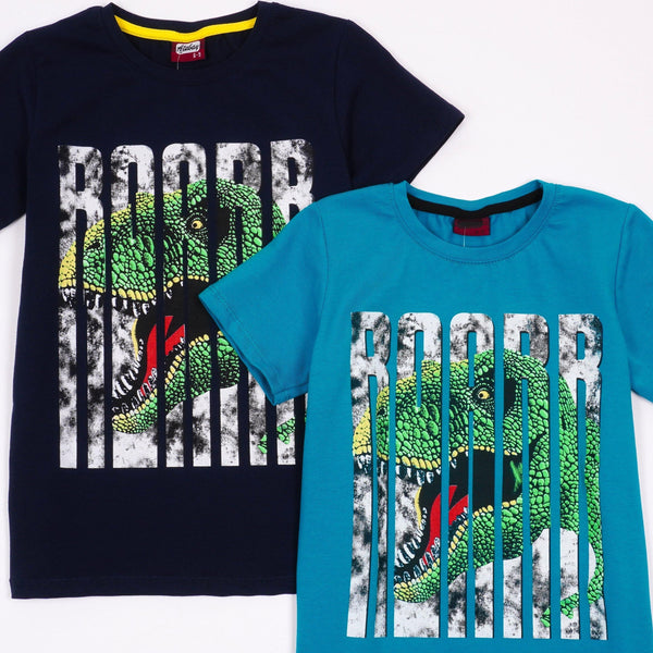 Boys' Dinosaur' Printed T-Shirt (8-12y) - Clothes4Kids