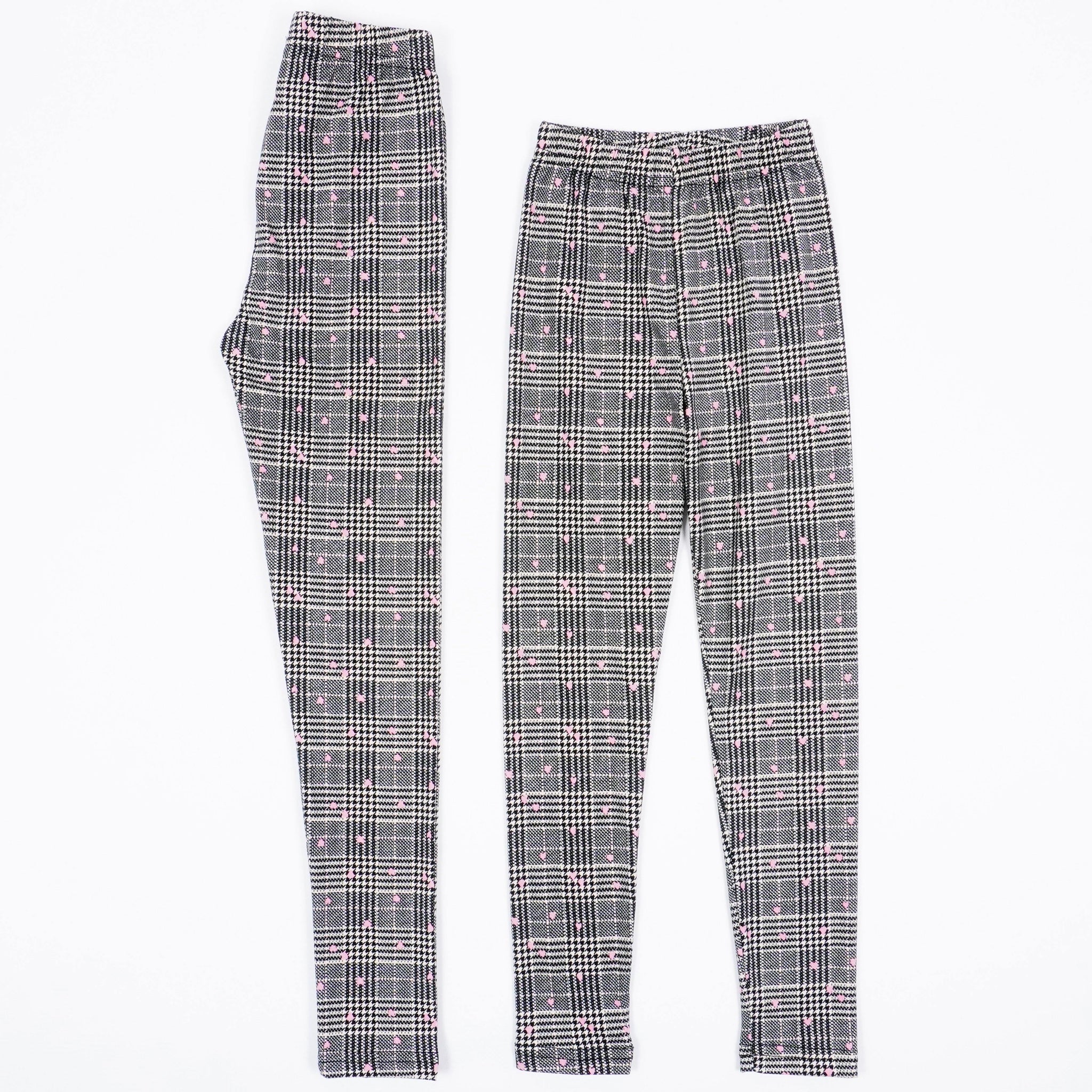 Girls' Checked Leggings (3-12y) - Clothes4Kids