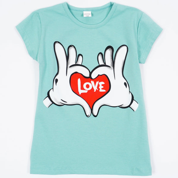 Girls' Love' T-Shirt (7-12y) - Clothes4Kids