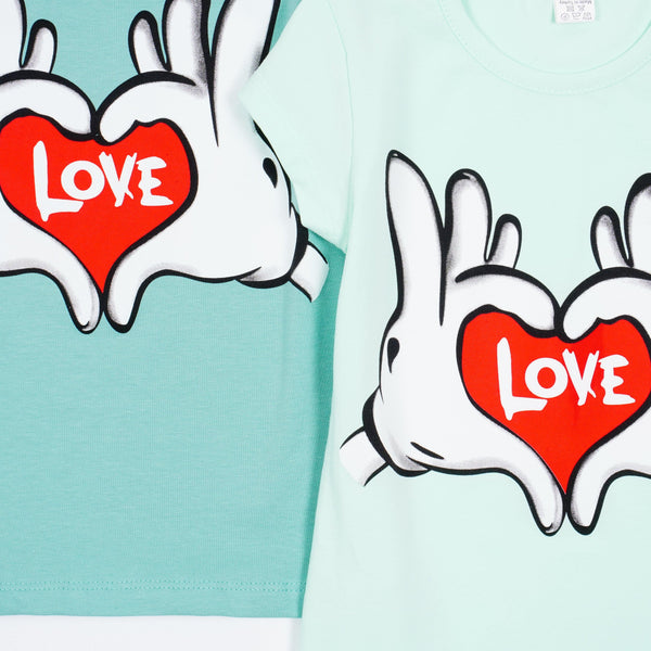 Girls' Love' T-Shirt (7-12y) - Clothes4Kids