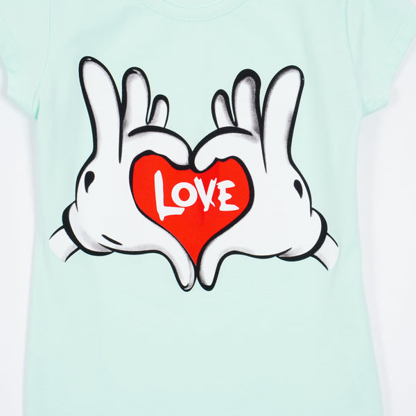 Girls' Love' T-Shirt (7-12y) - Clothes4Kids