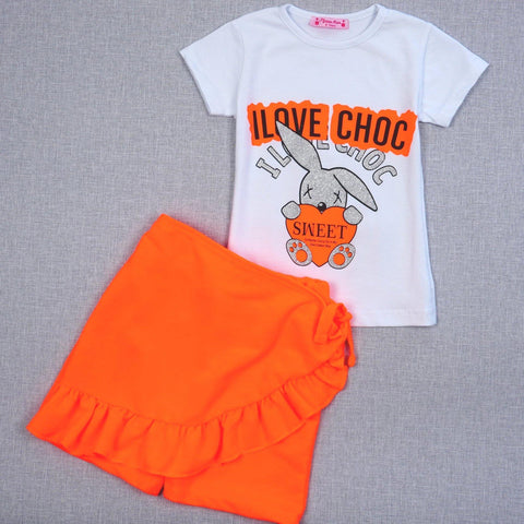 Girls' I Love Choc' Bunny Set (2-7y) - Clothes4Kids