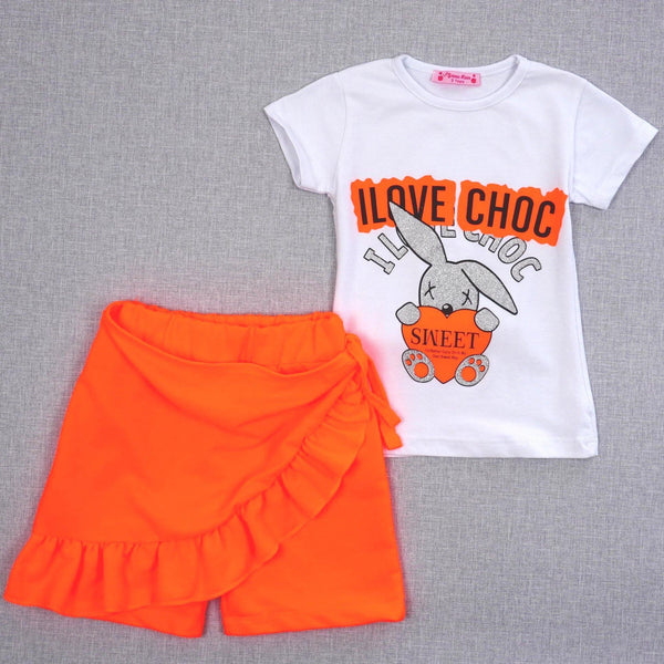 Girls' I Love Choc' Bunny Set (2-7y) - Clothes4Kids