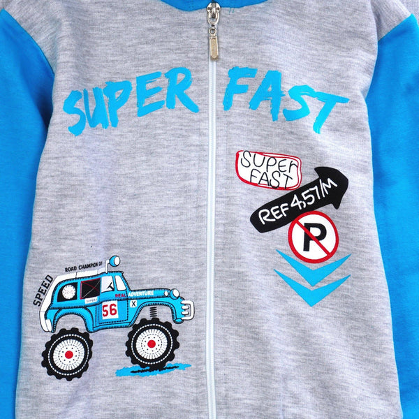 Boys' Super Fast Car' Printed Tracksuit (1-3y) - Clothes4Kids