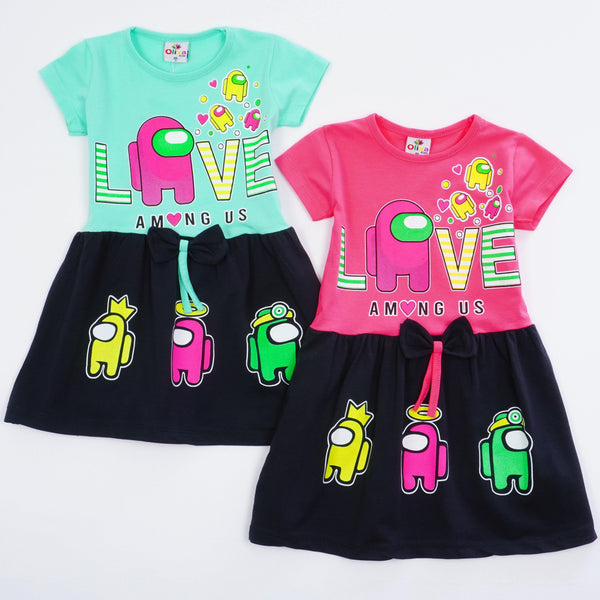 Girls' Love Among Us' Dress (1-5y) - Clothes4Kids