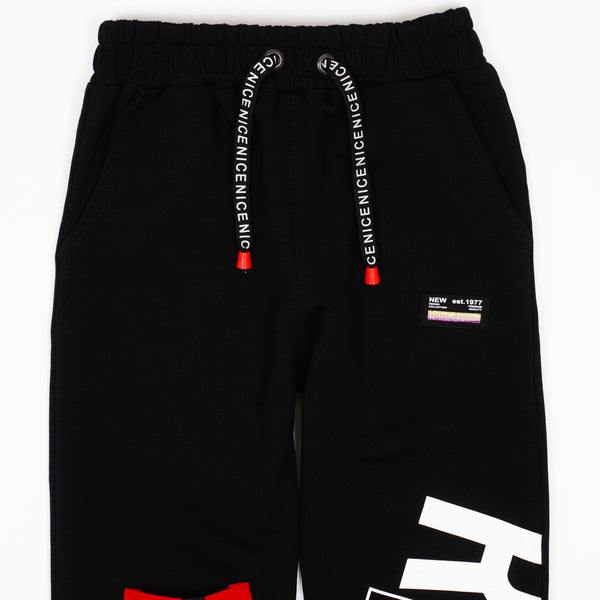 Boys' Reset' Printed Black/Red Tracksuit (8-13y) - Clothes4Kids