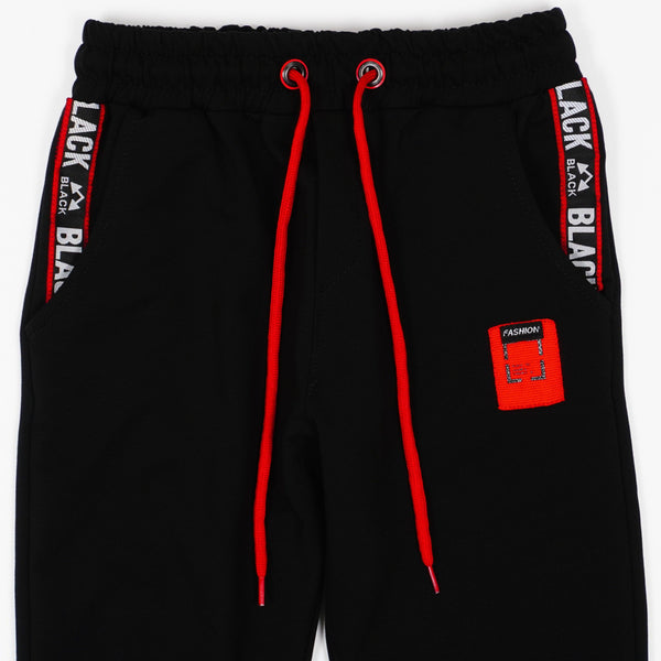 Boys' Graffiti' Printed Black/Red/White Tracksuit (8-14y) - Clothes4Kids