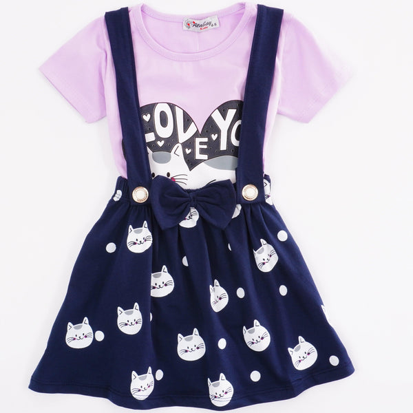 Girls' Love Cat' Set (4-8y) - Clothes4Kids