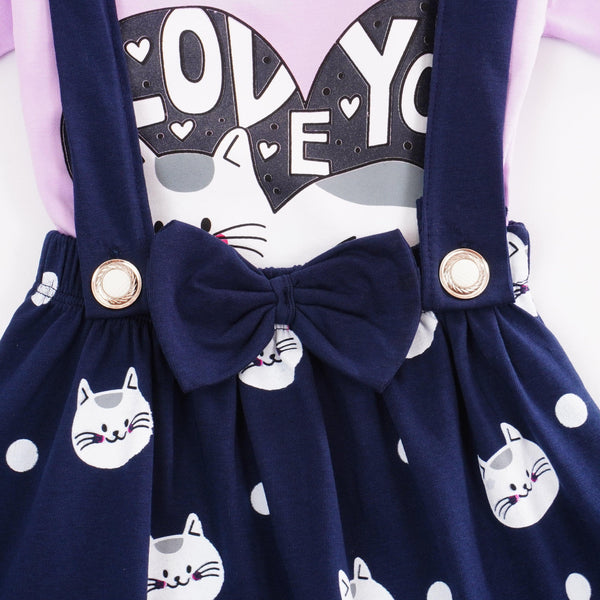 Girls' Love Cat' Set (4-8y) - Clothes4Kids