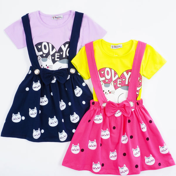 Girls' Love Cat' Set (4-8y) - Clothes4Kids