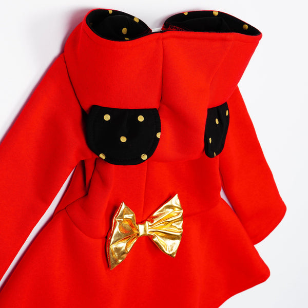 Girls' Winter Warm Red Hoodie (18m-9y) - Clothes4Kids