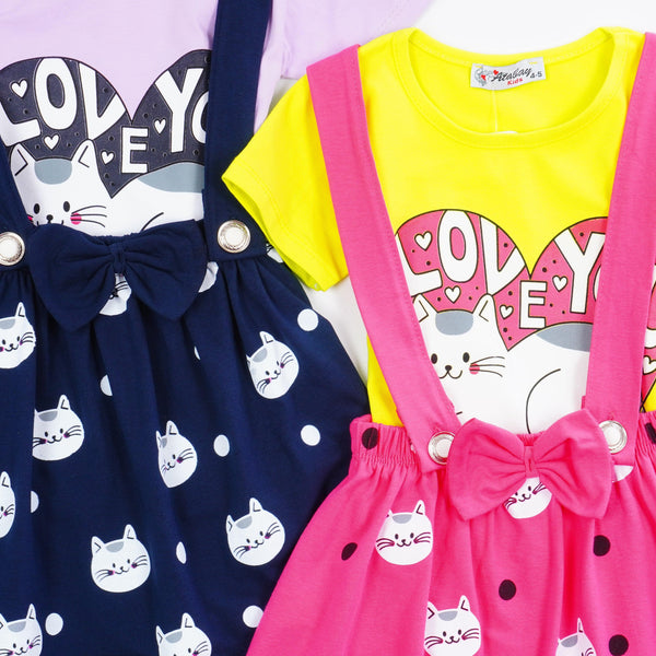 Girls' Love Cat' Set (4-8y) - Clothes4Kids