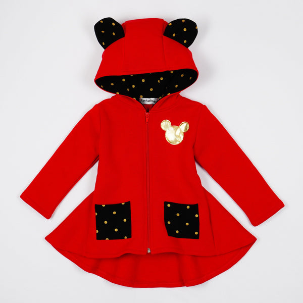 Girls' Winter Warm Red Hoodie (18m-9y) - Clothes4Kids