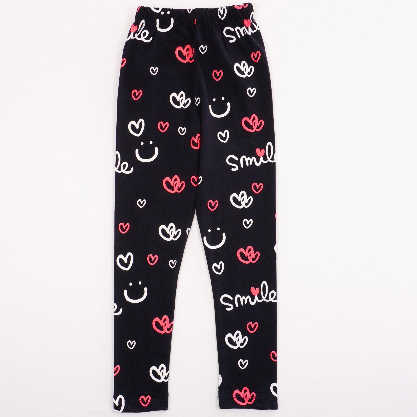 Girls' Smile' Leggings (4-8y) - Clothes4Kids