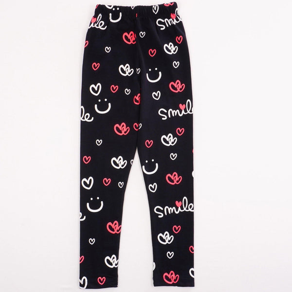 Girls' Smile' Leggings (4-8y) - Clothes4Kids
