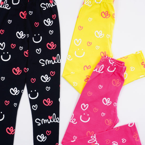 Girls' Smile' Leggings (4-8y) - Clothes4Kids